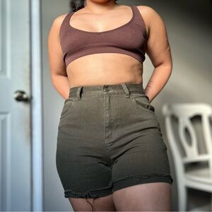 Jones Jeans High Rise Jean Shorts